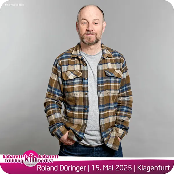 Roland Düringer live im Konzerthaus Klagenfurt am 15. Mai 2025