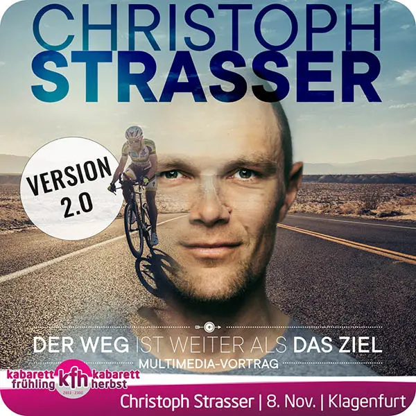 Christoph Strasser live im Konzerthaus Klagenfurt am 8. November 2024