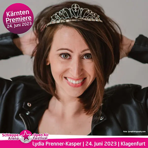 Lydia Prenner-Kasper live in der Schleppe Arena Klagenfurt am 24. Juni 2023